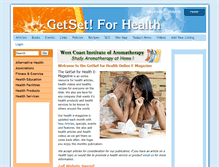 Tablet Screenshot of getsetforhealth.com